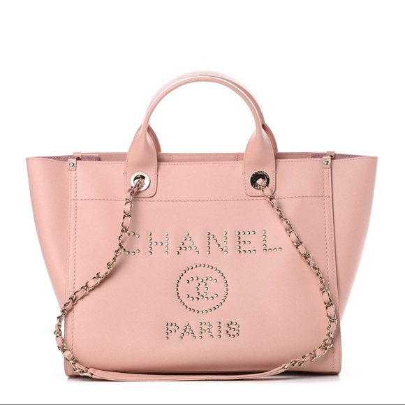 CHANEL Handbags - New with tags! Chanel large shopping tote in pink
